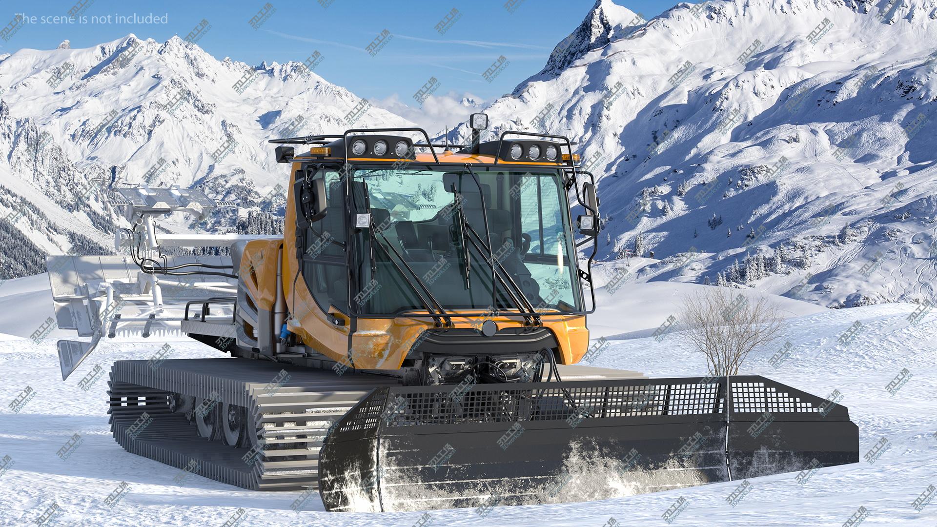 images/goods_img/20210319/3D Snowy Groomer Snowcat Rigged/1.jpg